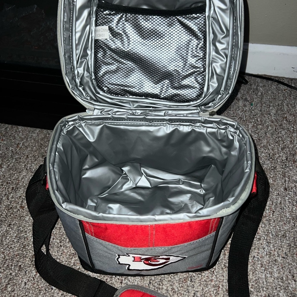 KC CHIEFS football arrowhead Coleman soft side cooler NWOTS - Picture 7 of 9